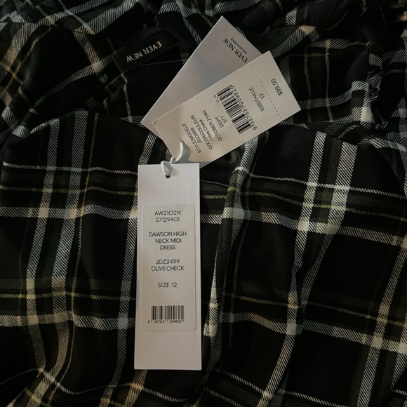 Ever New Dawson High Neck Midi Dress, Size 12 - Picture 2 of 2